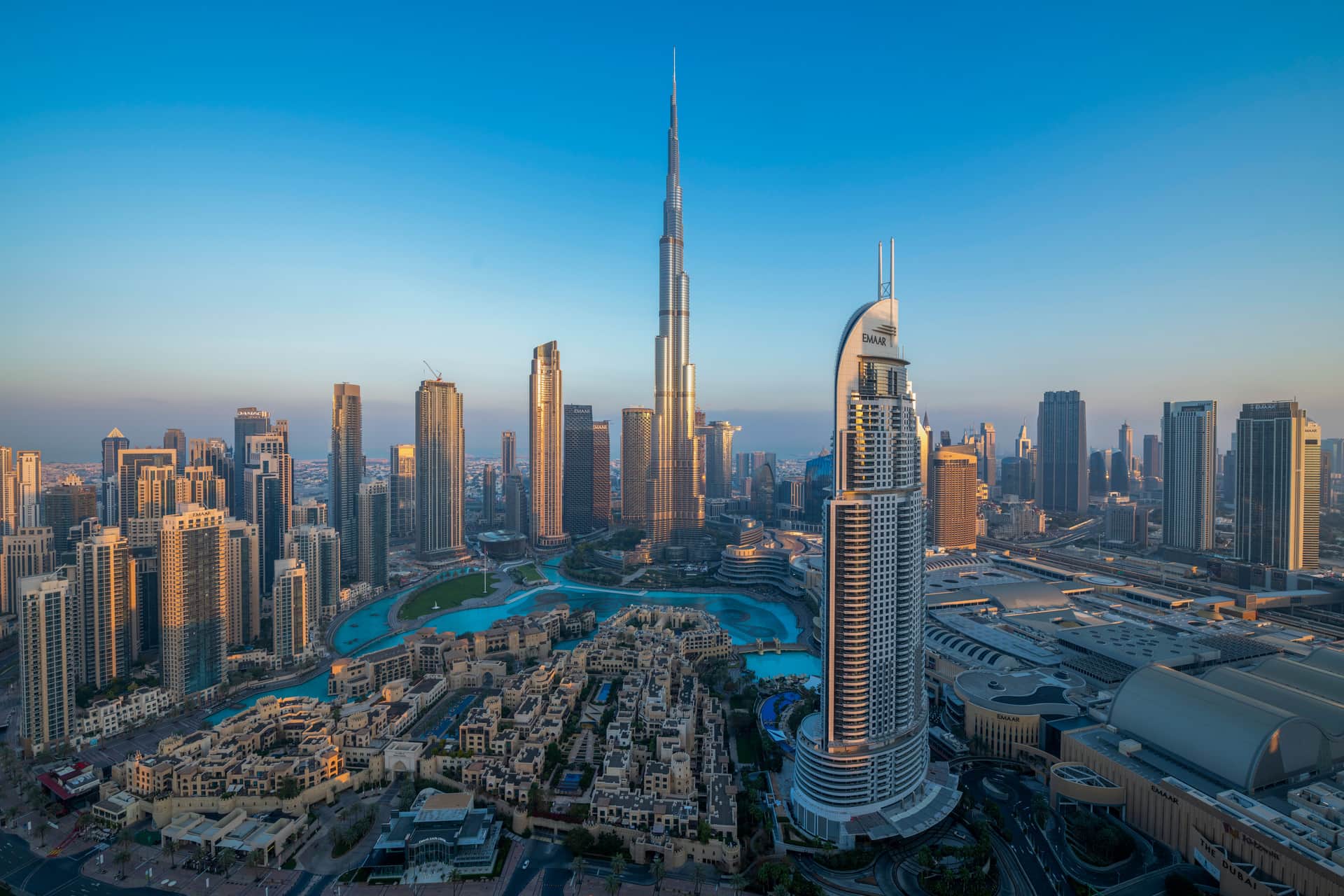 Dubai skyline background image